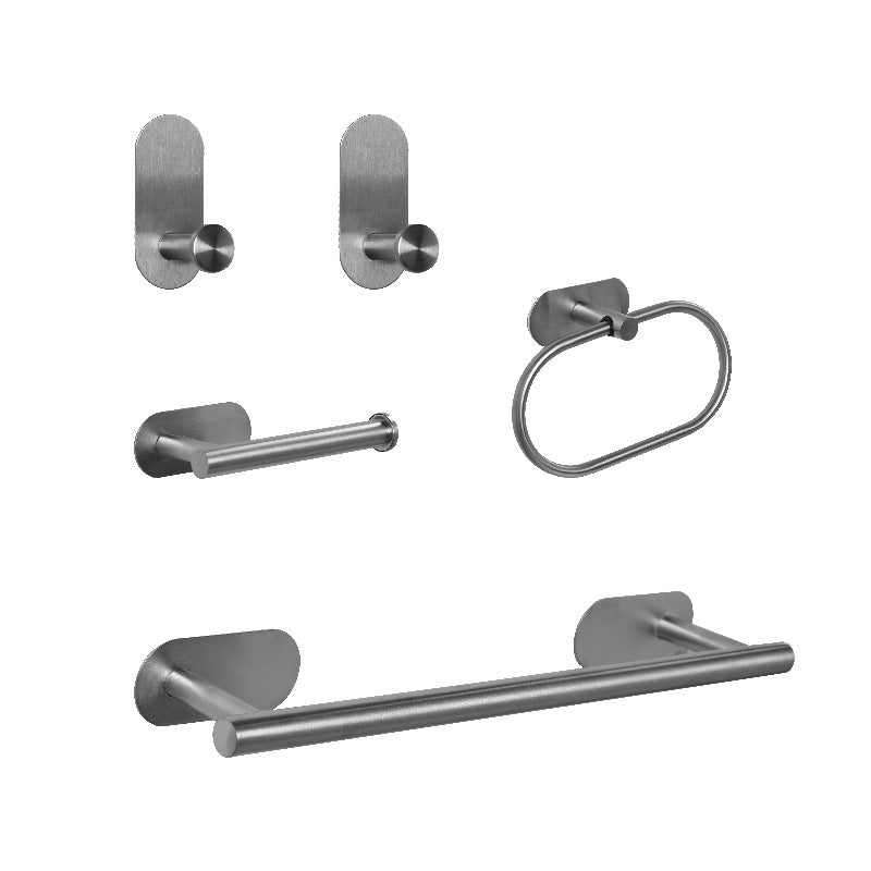 Stainless Steel Bath Set Modern Style Simple Bathroom Accessories Set