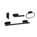 Stainless Steel Bath Set Modern Style Simple Bathroom Accessories Set