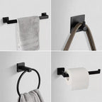 Stainless Steel Bathroom Fittings Modern Style Simple Bathroom Fitting Set