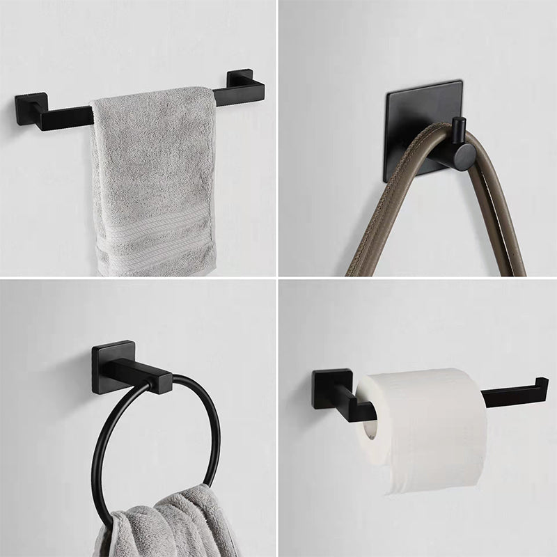 Stainless Steel Bathroom Fittings Modern Style Simple Bathroom Fitting Set