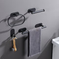 Metal Bathroom Set 4-piece Modern Style Bathroom Fixtures Set