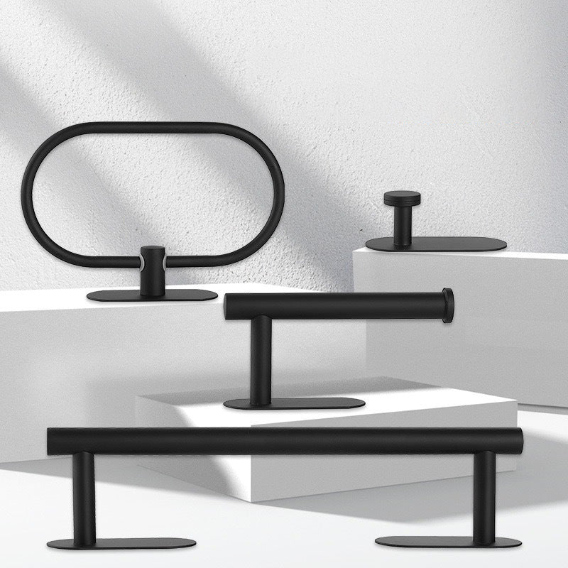 Metal Bathroom Set 4-piece Modern Style Bathroom Fixtures Set