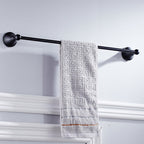 Metal Bathroom Set 4-piece Traditional Style Black Bathroom Accessory Set