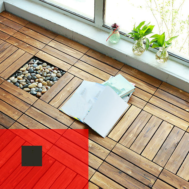 Pine Dark Laminate Flooring Mold Resistant Laminate Plank Flooring