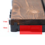 Pine Dark Laminate Flooring Mold Resistant Laminate Plank Flooring