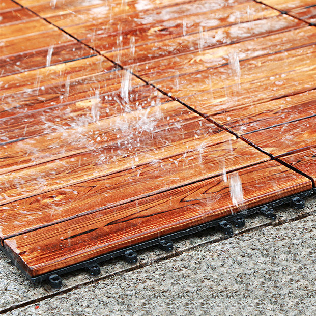 Pine Dark Laminate Flooring Mold Resistant Laminate Plank Flooring