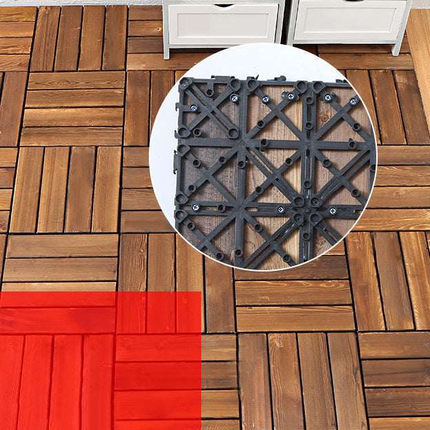 Pine Dark Laminate Floor Mold Resistant Laminate Plank Flooring