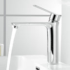 Glam Vessel Sink Faucet Brass Lever Handles with Water Hose Sink Fitting