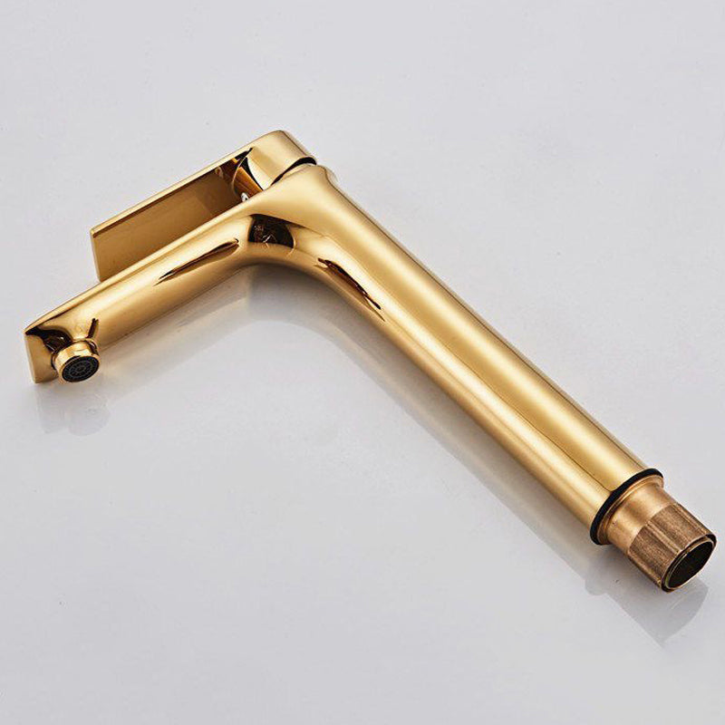 Glam Vessel Sink Faucet Brass Lever Handles with Water Hose Sink Fitting