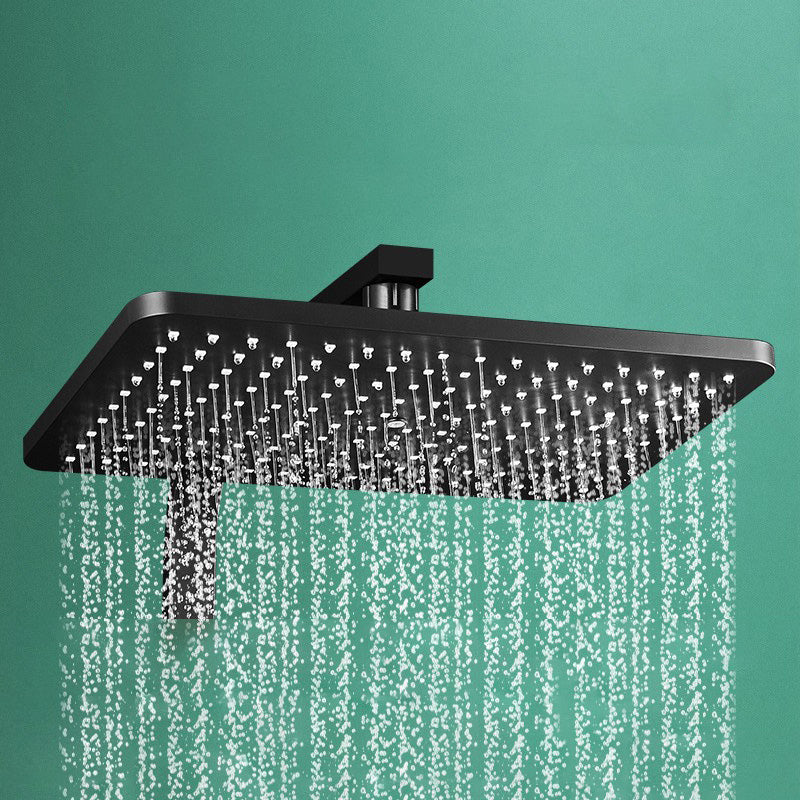 Modern adjustable water flow shower faucet shower hose shower system on the wall