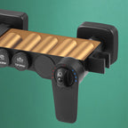 Modern adjustable water flow shower faucet shower hose shower system on the wall
