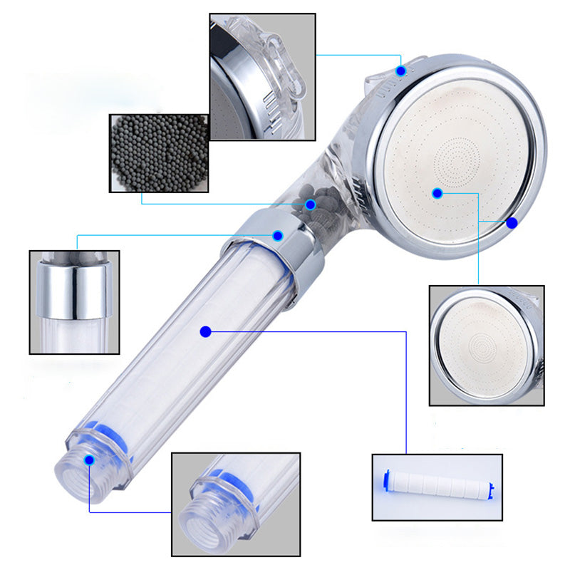 Modern Style Shower Head Plastic Hand Shower Head with adjustable water flow