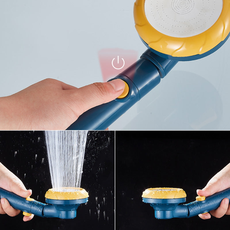 Modern Adjustable Showerhead Plastic Bathroom Handheld Shower