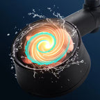 Wall Mounted Shower Head Modern Plastic Shower Head with Adjustable Spray Pattern