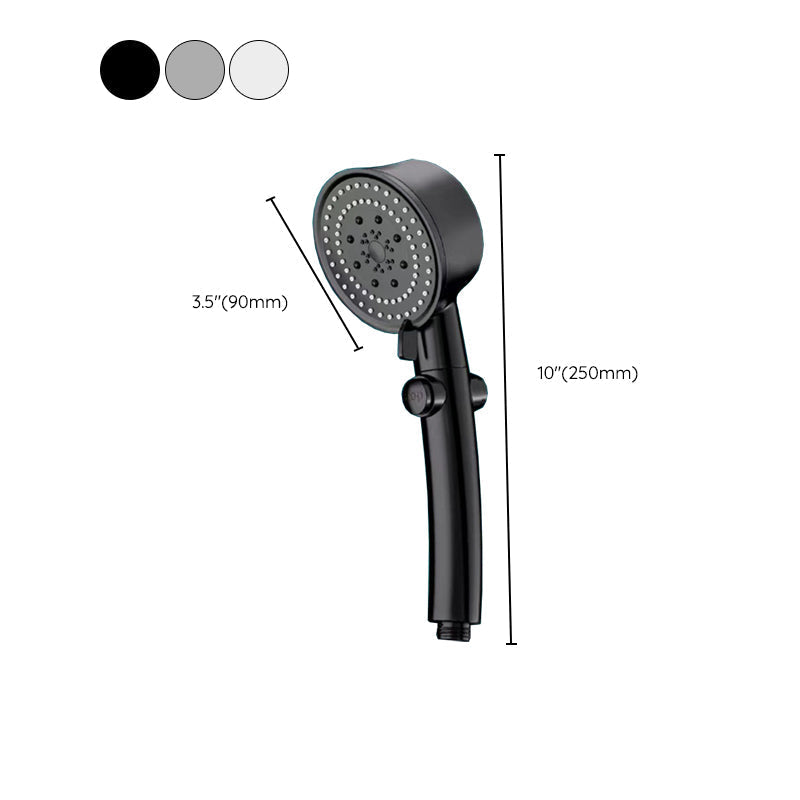 Wall Mounted Shower Head Modern Plastic Shower Head with Adjustable Spray Pattern
