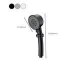 Wall Mounted Shower Head Modern Plastic Shower Head with Adjustable Spray Pattern