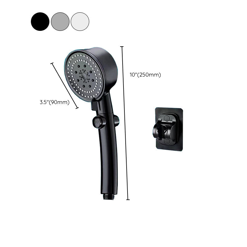 Wall Mounted Shower Head Modern Plastic Shower Head with Adjustable Spray Pattern