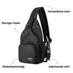 Ladies Crossbody Bag - Canvas Outdoor Shoulder Bag with Multiple Carry Options