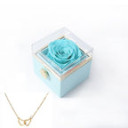 180° Rose Gift Box™ | With Engraved Love Necklace