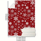 FestiveSnuggle - Luxury Christmas Fleece Blanket for the Holidays