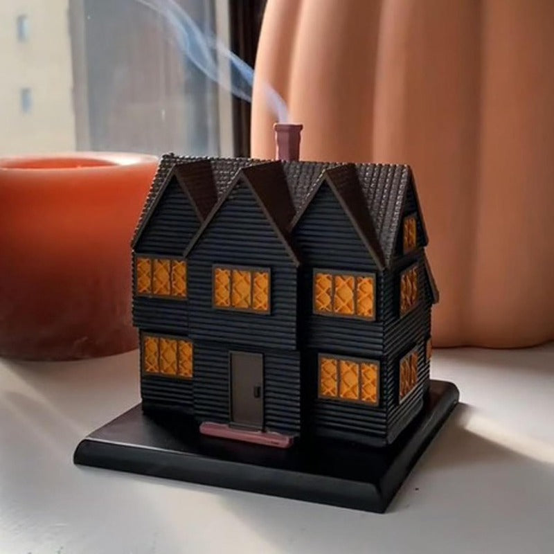 Halloween Witch House Backflow Incense Burner