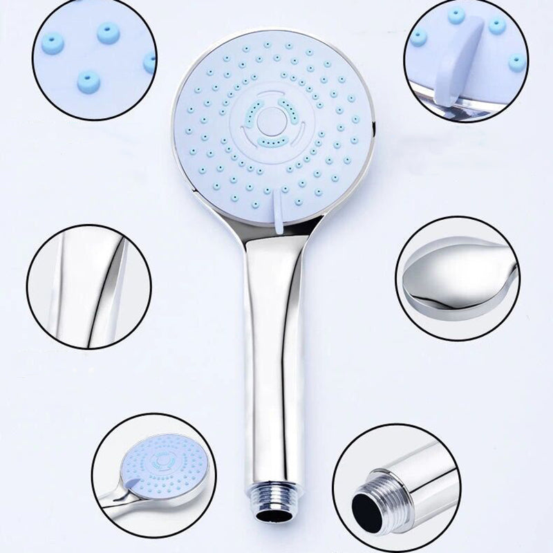 Modern Plastic Showerhead Wall Mounted Showerhead with Adjustable Spray Pattern