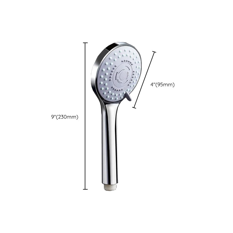 Modern Plastic Showerhead Wall Mounted Showerhead with Adjustable Spray Pattern