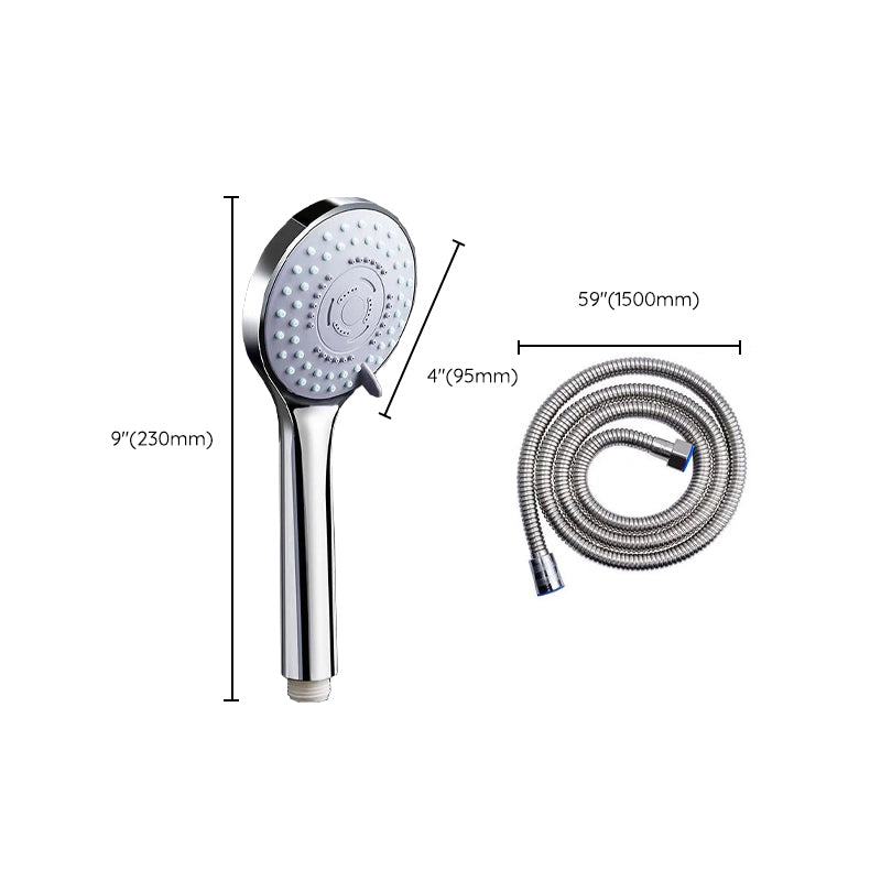 Modern Plastic Showerhead Wall Mounted Showerhead with Adjustable Spray Pattern