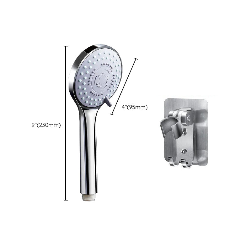 Modern Plastic Showerhead Wall Mounted Showerhead with Adjustable Spray Pattern