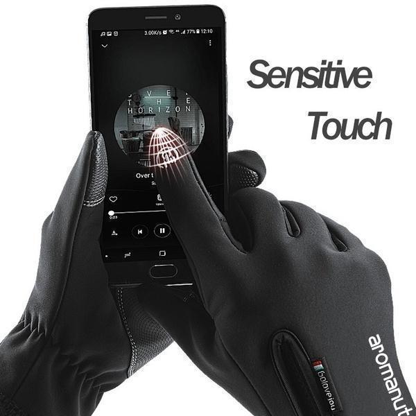 Warm thermal gloves cycling running driving gloves