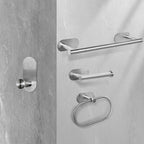 Stainless Steel Bathroom Fittings Set Modern Simple Bathroom Set