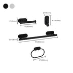 Stainless Steel Bathroom Fittings Set Modern Simple Bathroom Set