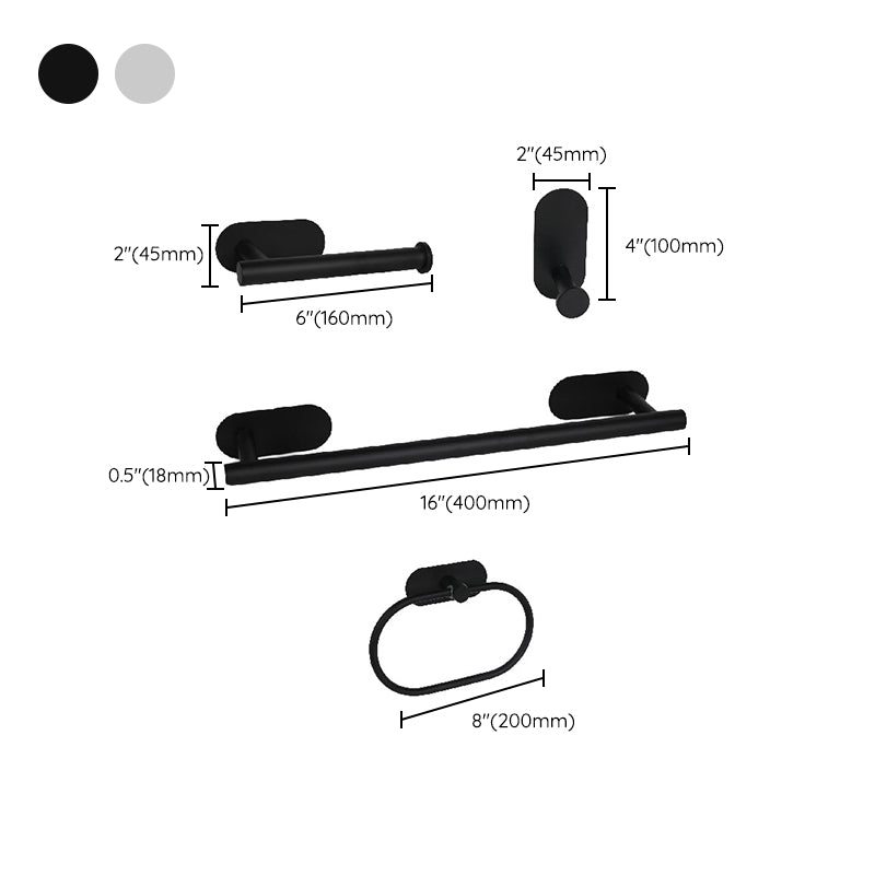 Stainless Steel Bathroom Fittings Set Modern Simple Bathroom Set