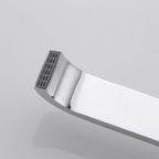 Contemporary Wall Mounted Bathroom Faucet Handle Knob Solid Brass Square Faucet