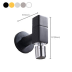 Contemporary Wall Mounted Bathroom Faucet Knob Handle Solid Brass Round Faucet