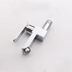 Contemporary Wall-Mounted Bathroom Faucet Lever Handles Solid Brass Faucet