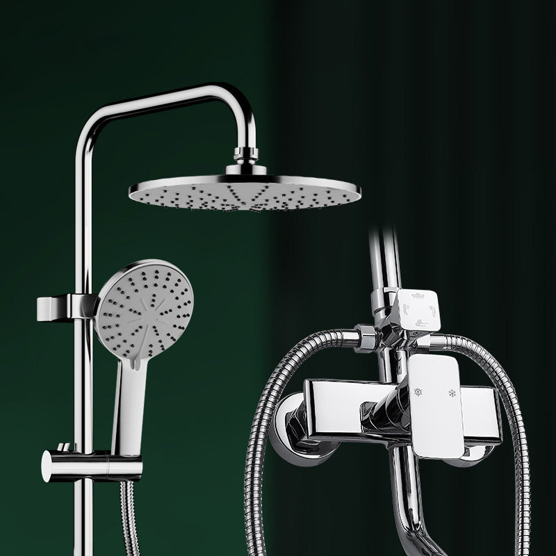 Modern balanced printed converter faucet shower head shower fitting on the wall