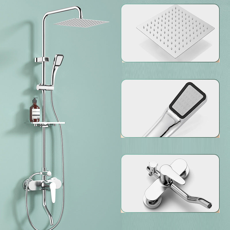 Modern balanced printed converter faucet shower head shower fitting on the wall