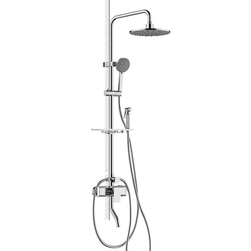 Modern balanced printed converter faucet shower head shower fitting on the wall