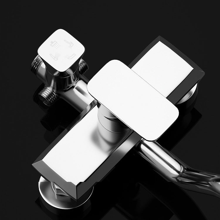 Modern balanced printed converter faucet shower head shower fitting on the wall