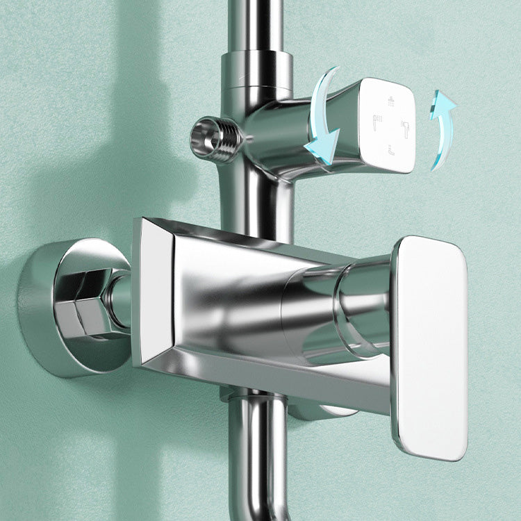 Modern balanced printed converter faucet shower head shower fitting on the wall
