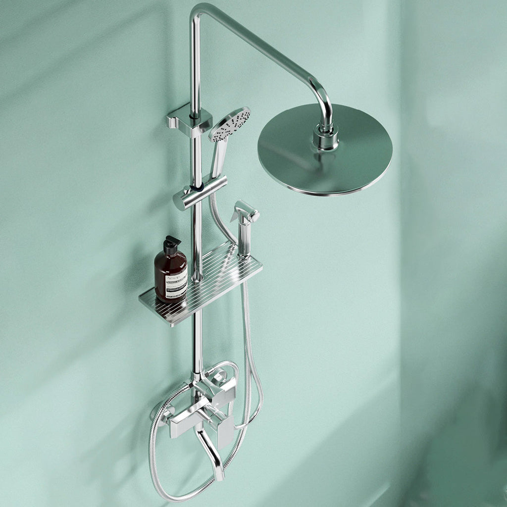 Modern balanced printed converter faucet shower head shower fitting on the wall