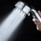 Modern plastic shower head bathroom shower head with adjustable spray pattern