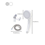 Modern plastic shower head bathroom shower head with adjustable spray pattern