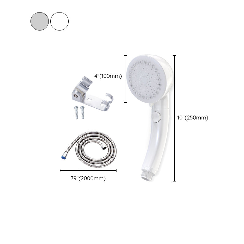 Modern plastic shower head bathroom shower head with adjustable spray pattern