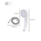 Modern plastic shower head bathroom shower head with adjustable spray pattern