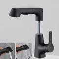 Modern Faucet Solid Copper Centerset Bathroom Faucet