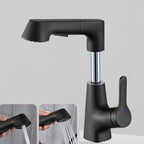 Modern Faucet Solid Copper Centerset Bathroom Faucet