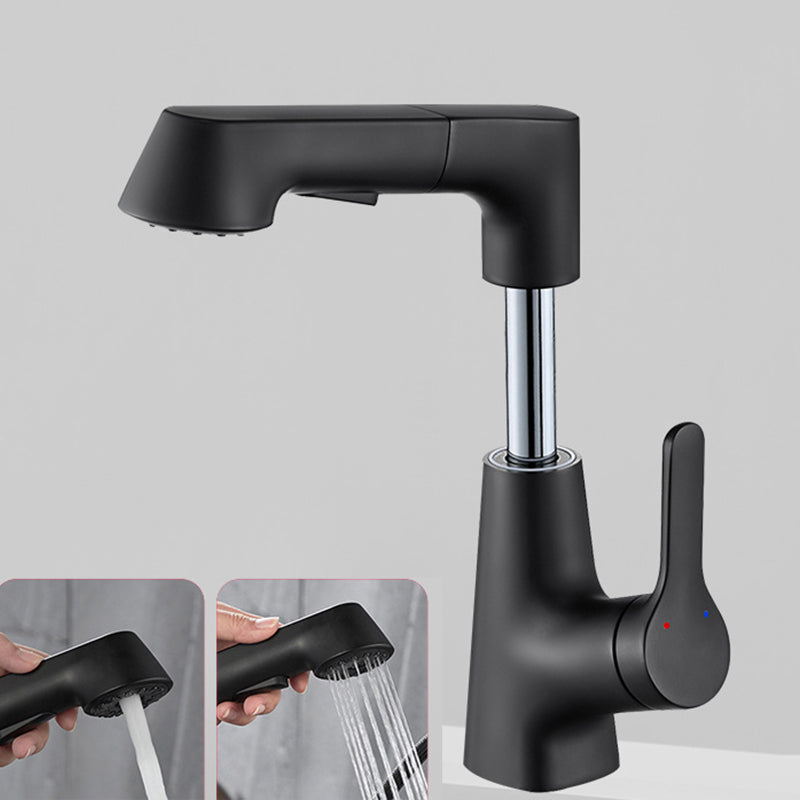 Modern Faucet Solid Copper Centerset Bathroom Faucet