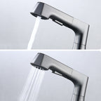 Modern Faucet Solid Copper Centerset Bathroom Faucet